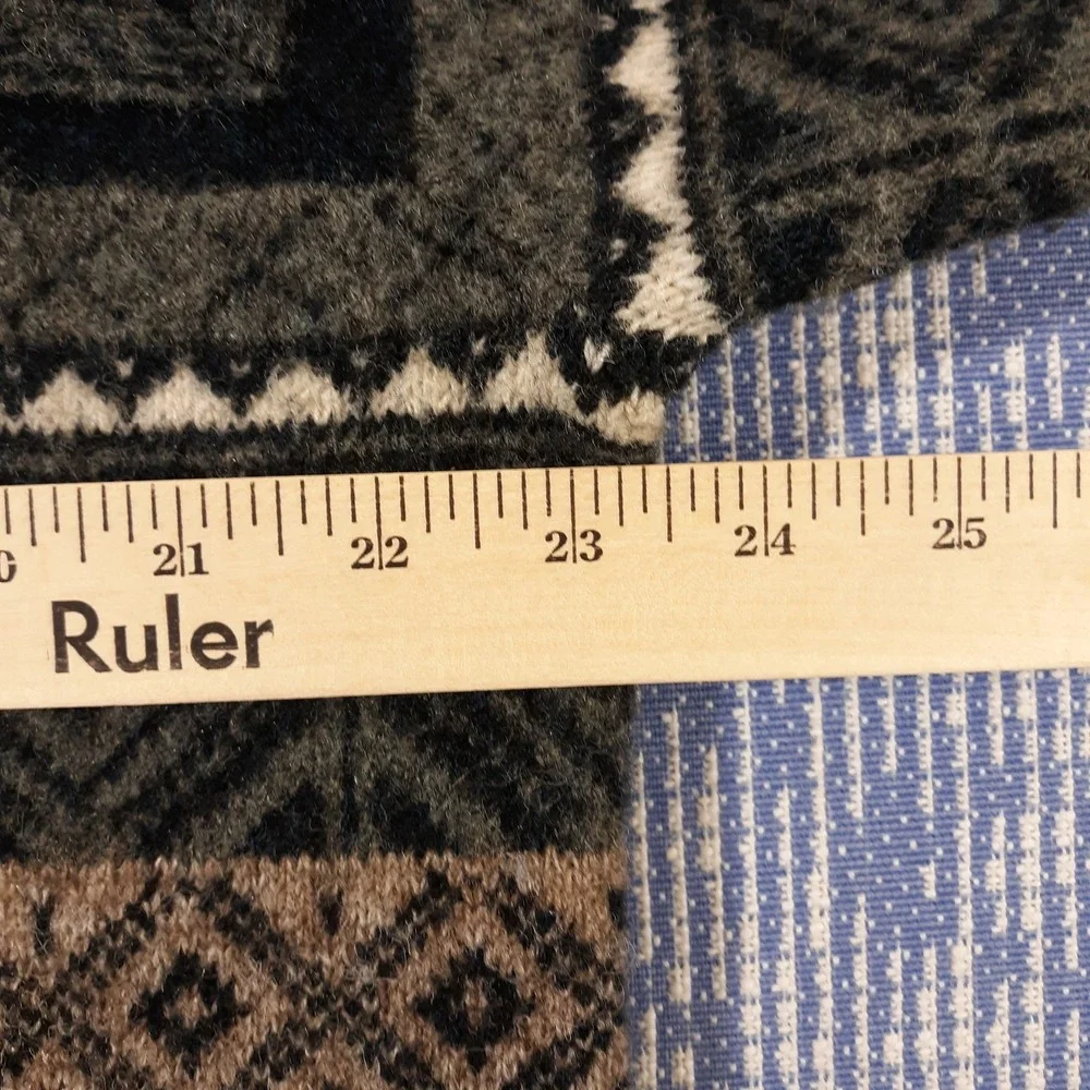 Old Navy Sweater Crew Neck Mens Large Fair Isle Multicolor Wool Blend Soft